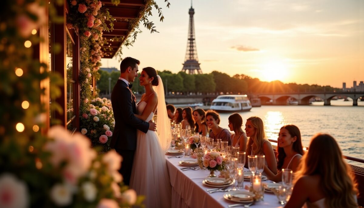 Location de péniche pour mariage à Paris : idées tendance pour un jour exceptionnel